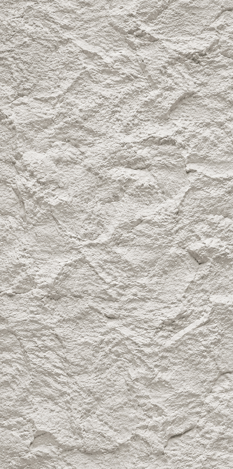 Rockface Stone Plain White 포미스톤 컬러칩
